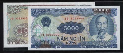 [�ܱ���] ��Ʈ�� 1988/91�� 1000/5000�� 2��ֵ��� 9099909 *3�� ���̵� (�̻��) 19