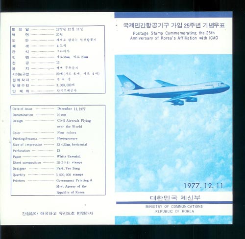 1977/ �����ΰ��װ��ⱸ ����25�� �ȳ�ī��