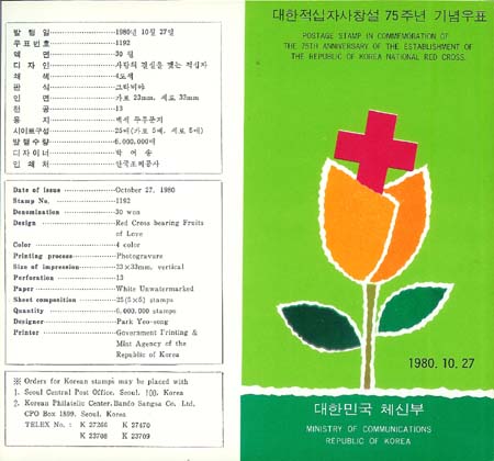 1980/ ���������ڻ� â�� 75�ֳ� �ȳ�ī�� (����)