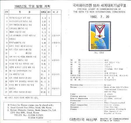 1982/ ����������� ��55�� �����ȸ �ȳ���