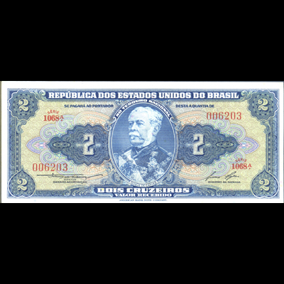 Brazil(�����)/2 Cruzeiro 1955